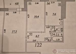 2-к квартира, вторичка, 46м2, 4/9 этаж