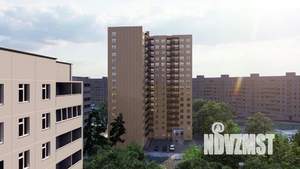 2-к квартира, строящийся дом, 58м2, 16/17 этаж