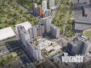 1-к квартира, строящийся дом, 36м2, 7/15 этаж